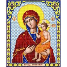Ткань для вышивания бисером Пресвятая Богородица Воспитание, 20x25, Благовест