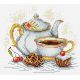 Набор для вышивания крестом Утренний чай, 18x15, Жар-Птица (МП-Студия)