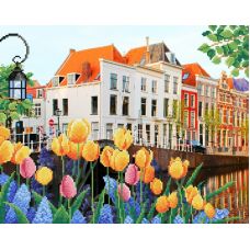 Рисунок на габардине Цветущая Голландия, 40x50 (29x36), МП-Студия, Г-143