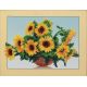 Набор для вышивания бисером Солнечные цветы, 44x34, Магия канвы