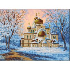 Набор для вышивания бисером Воскресенский собор Новоиерусалимского монастыря, 30x40, Паутинка