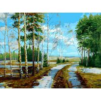 Живопись по номерам Оттепель, 30x40, Белоснежка