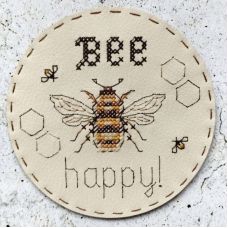 Набор для вышивания крестом Подстаканник Bee happy, 11x15, НеоКрафт