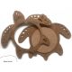 Декоративная рамка Черепаха Малая (коричневая), 11x13 (6x6), НеоКрафт
