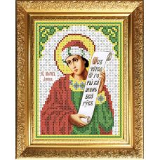 Ткань для вышивания бисером Святой Даниил, 12,5x15,3, Каролинка