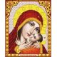 Ткань для вышивания бисером Пресвятая Богородица Касперовская, 20x25, Благовест
