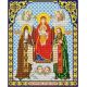 Ткань для вышивания бисером Пресвятая Богородица Успение, 20x25, Благовест