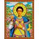 Ткань для вышивания бисером Святой Дмитрий, 19x24,5, Каролинка