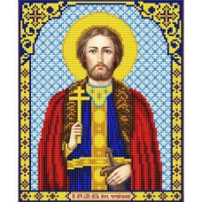 Ткань для вышивания бисером Святой Благоверный Князь Игорь, 20x25, Благовест