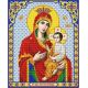 Ткань для вышивания бисером Пресвятая Богородица Скоропослушница, 20x25, Благовест