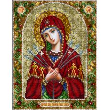 Набор для вышивания бисером Святая Богородица Умягчение злых сердец, 20x25, Паутинка