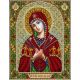 Набор для вышивания бисером Святая Богородица Умягчение злых сердец, 20x25, Паутинка