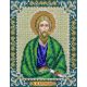Набор для вышивания бисером Святой Апостол Андрей Первозванный, 14x18, Паутинка