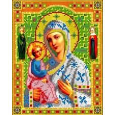 Ткань для вышивания бисером Богородица Иерусалимская, 18,5x24, Каролинка