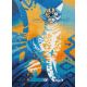 Набор для вышивания крестом Египетская кошка, 25x36, Овен