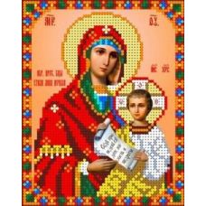 Ткань для вышивания бисером Богородица Отрада и утешение, 18,5x24,5, Каролинка