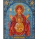 Набор для вышивания бисером Богородица Знамение, 20x24, Кроше