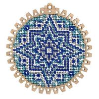 Набор для вышивания бисером Новогоднее настроение, 11x12, Щепка (МП-Студия)