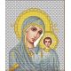 Ткань для вышивания бисером Пресвятая Богородица Казанская в белом, 20x25, Благовест