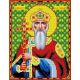 Ткань для вышивания бисером Святой Владимир, 18,5x24, Каролинка