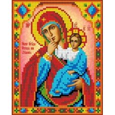 Набор для вышивания бисером Богородица Отрада и Утешение, 12,5x16, Каролинка