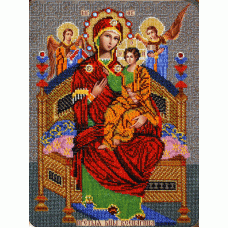 Набор для вышивания Богородица Всецарица, 26x35, Вышиваем бисером