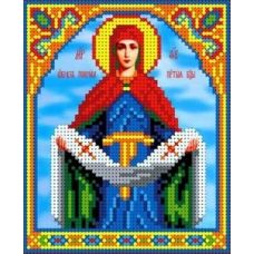 Ткань для вышивания бисером Покров Пресвятой Богородицы, 13x15,5, Каролинка