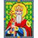 Ткань для вышивания бисером Святой Владимир, 13x16, Каролинка
