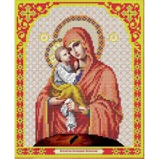 Ткань для вышивания бисером Пресвятая Богородица Почаевская, 20x25, Благовест