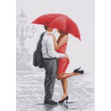 Набор для вышивания Красный зонтик, 20x27, Палитра