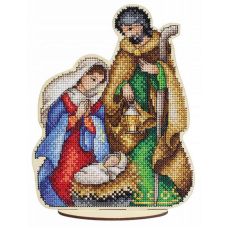 Набор для вышивания крестом Святое семейство, 19x15, Щепка (МП-Студия)
