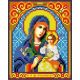 Набор для вышивания бисером Богородица Неувядаемый цвет, 13x16, Каролинка