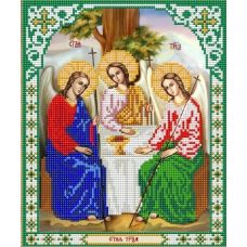 Ткань для вышивания бисером Святая Троица, 20x25, Благовест