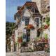Алмазная мозаика Франция. Ракамадур, 40x50, полная выкладка, Белоснежка
