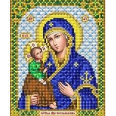 Ткань для вышивания бисером Пресвятая Богородица Иерусалимская, 14x17, Благовест