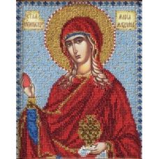 Набор для вышивания ювелирным бисером Святая Мария, 12x14,5, Кроше