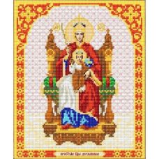 Ткань для вышивания бисером Божья Матерь Державная, 20x25, Благовест