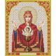 Ткань для вышивания бисером Пресвятая Богородица Неупиваемая Чаша, 20x25, Благовест