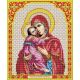 Ткань для вышивания бисером Пресвятая Богородица Владимирская, 20x25, Благовест
