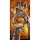Набор для вышивания бисером Жирафы, 30x15, МП-Студия