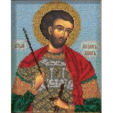 Набор для вышивания ювелирным бисером Святой Иоанн, 12x14,5, Кроше