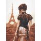 Набор для вышивания Прогулка по Парижу, 26x36, Палитра