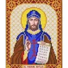 Ткань для вышивания бисером Святой Равноапостольный Кирилл, 14x17, Благовест