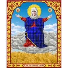 Ткань для вышивания бисером Пресвятая Богородица Спорительница хлебов, 20x25, Благовест