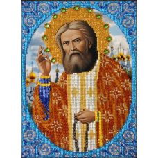 Набор для вышивания Святой Серафим Саровский, 18x22, Вышиваем бисером