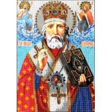 Набор для вышивания Святой Николай Чудотворец, 24x35, Вышиваем бисером