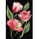 Алмазная мозаика Ранние тюльпаны, 21x30, полная выкладка, Риолис