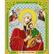 Ткань для вышивания бисером Пресвятая Богородица Страстная, 14x17, Благовест