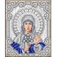 Ткань для вышивания бисером Святая София в жемчуге и серебре, 14x17, Благовест