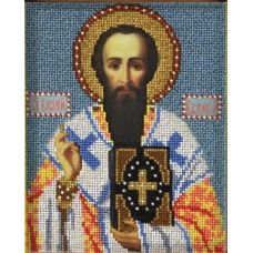 Набор для вышивания ювелирным бисером Святой Василий, 12x14,5, Кроше
